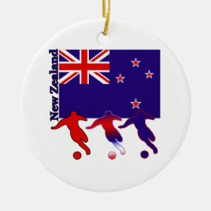 Fußball Neuseeland Keramikornament
