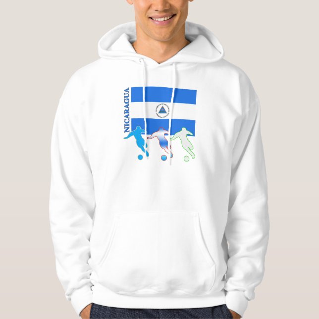 Fußball Nicaragua Hoodie (Vorderseite)
