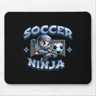 Fußball Ninja Player Martial Arts Karate Mousepad