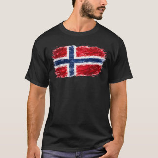 Fußball - Norwegen-Flagge Weltmeisterschaft T-Shirt