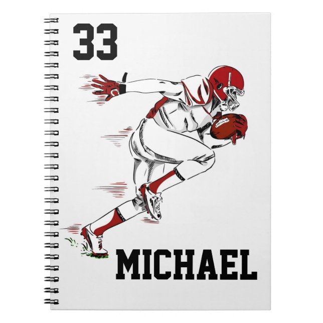 Fußball-Notebook Notizblock (Vorderseite)