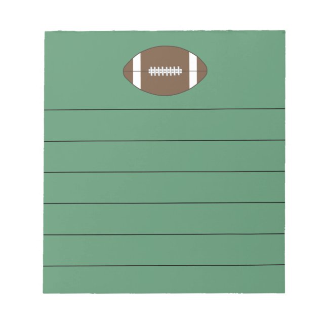Fußball-Notepad-Geschenk Notizblock (Vorderseite)