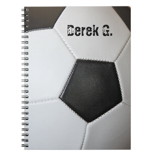 Fußball-Notizbuch Notizblock (Vorderseite)
