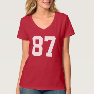 Fußball-Nummer individuell angepasst T-Shirt