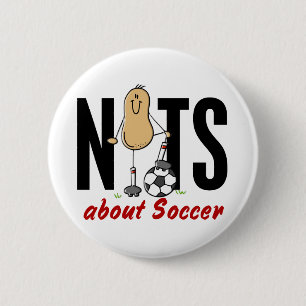 Fußball-Nuss 2 Button