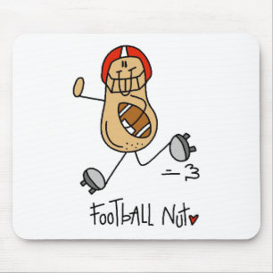 Fußball-Nuss-T-Shirts und Geschenke Mousepad