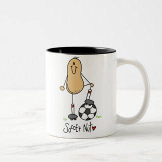 Fußball-Nuss-T - Shirts und Geschenke Zweifarbige Tasse