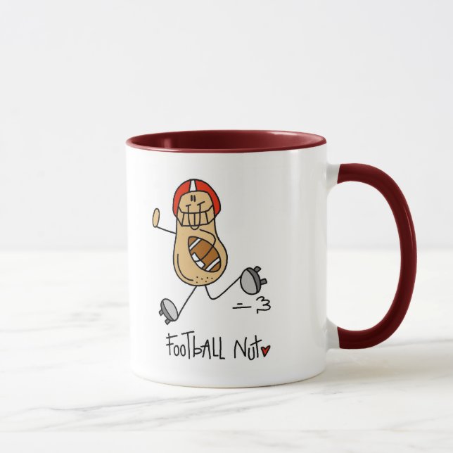 Fußball-Nuss-Tasse Tasse (Rechts)