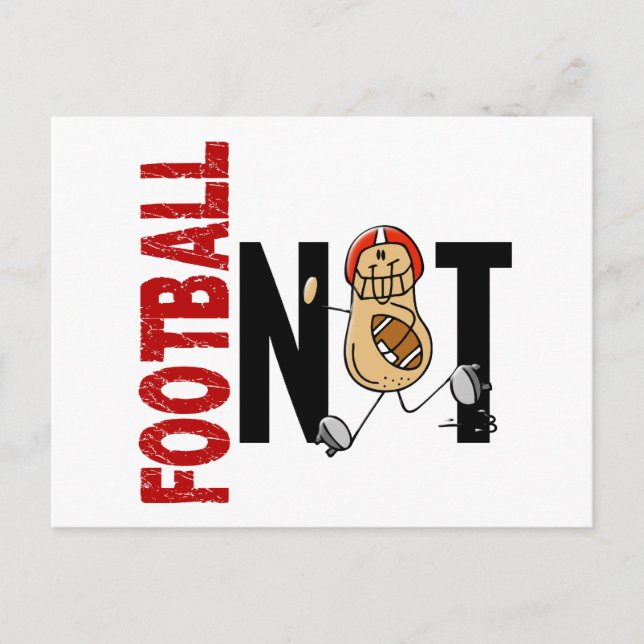 Fußball-Nut 1 Postkarte (Vorderseite)