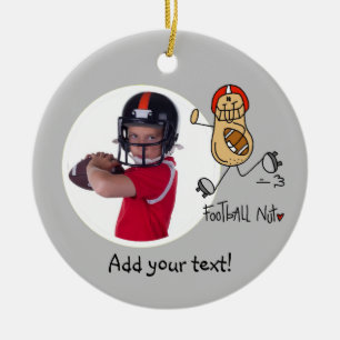 Fußball Nut Personalisierte Foto Ornament