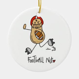 Fußball-Nut-T - Shirt und -Geschenke Keramikornament