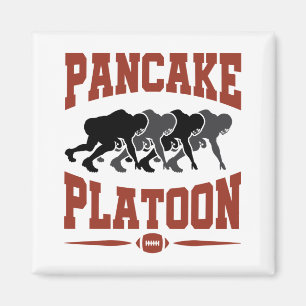 Fußball-Offensive Lineman Pancake Platon Magnet