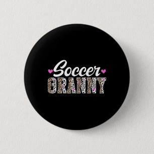 Fußball-Oma eines Fußballspielers Oma Großmutter L Button