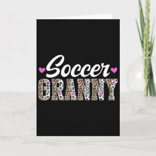 Fußball-Oma eines Fußballspielers Oma Großmutter L Karte