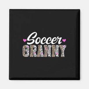 Fußball-Oma eines Fußballspielers Oma Großmutter L Magnet