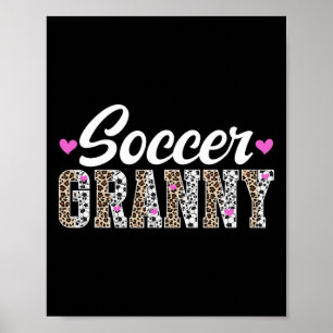 Fußball-Oma eines Fußballspielers Oma Großmutter L Poster