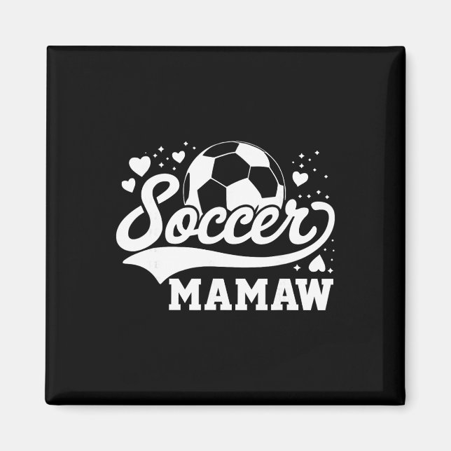 Fußball Oma Fußball Byll  Magnet (Vorne)