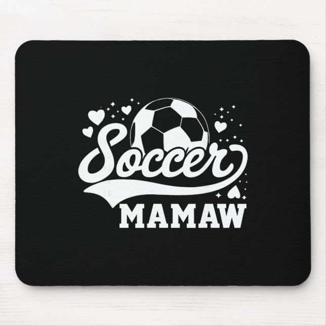 Fußball Oma Fußball Byll  Mousepad (Vorne)