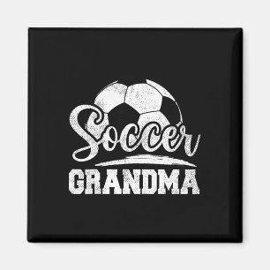 Fußball Oma Fußballspieler Spieltag Muttertag Magnet