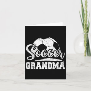 Fußball-Oma Fußballspielerin Spieltag Muttertag Karte