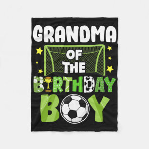 Fußball Oma Geburtstag Junge Party Fußball Familie Fleecedecke