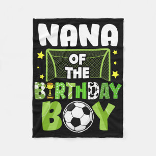 Fußball Oma Geburtstag Junge Party Fußball Familie Fleecedecke