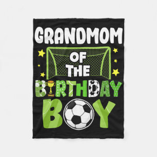 Fußball Oma Geburtstag Junge Party Fußball Familie Fleecedecke