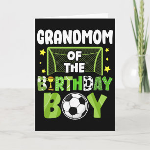 Fußball Oma Geburtstag Junge Party Fußball Familie Karte