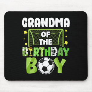 Fußball Oma Geburtstag Junge Party Fußball Familie Mousepad