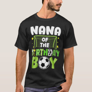 Fußball-Oma Geburtstagsjunge Party Fußball-Familie T-Shirt