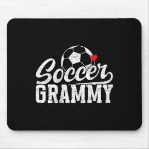 Fußball-Oma Grammy Grammy eines Fußballspielers Gr Mousepad