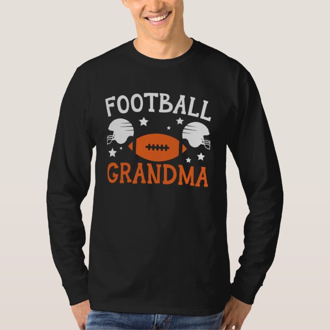 Fußball Oma Großmutter Granny Großeltern D T-Shirt (Vorderseite)