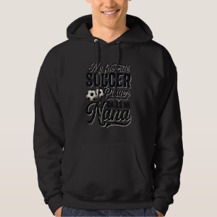 Fußball-Oma Vintage-Gravur Familie Spieler-Shirt_ Hoodie