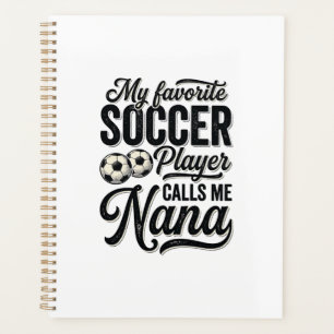 Fußball-Oma Vintage-Gravur Familie Spieler-Shirt_ Planer