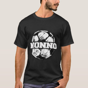 Fußball Opa Fußball Ll Split Lustiger Fußball Opa T-Shirt