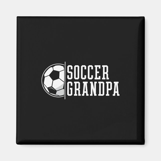 Fußball-Opa Großvater  Magnet (Vorne)