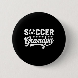 Fußball-Opa Lustiger Sport Papa Vintage Humor Button