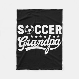 Fußball-Opa Lustiger Sport Papa Vintage Humor Fleecedecke