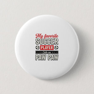 Fußball-Opa-Opa-vintage-Spieler-Opa-Shirt-Design Button