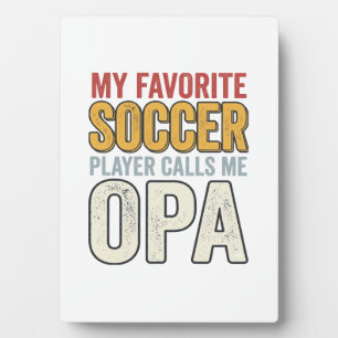 Fußball Opa Vintage-Typografie-Shirt-Design_1 Fotoplatte