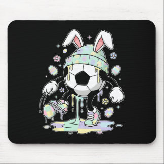 Fußball-Osterhase-Ei-Drip-Eiscreme-Kinder-Jungen G Mousepad