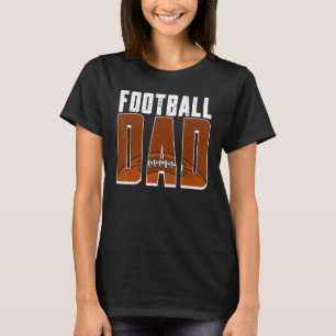 Fußball Papa Sport Retro Vintage Ball Vatertag T-Shirt