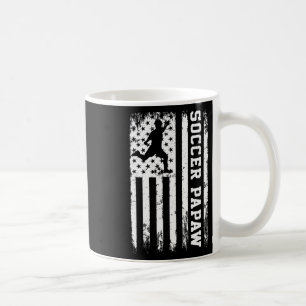 Fußball Papaw Vintage USA Amerikanische Flagge Kaffeetasse