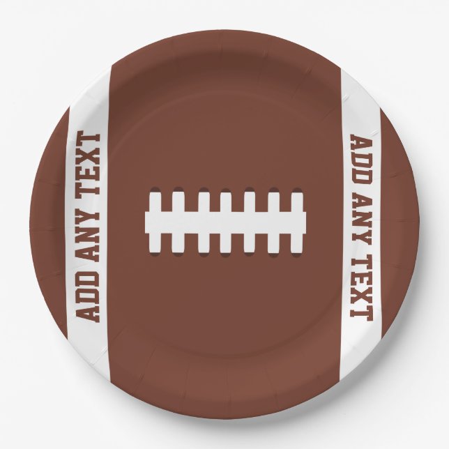 Fußball Pappteller (Vorderseite)