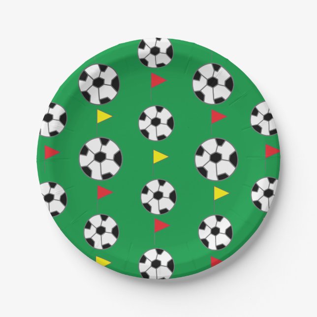Fußball Pappteller (Vorderseite)