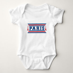 Fußball Paris Baby Strampler