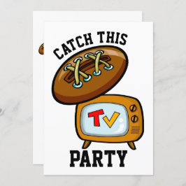 Fußball-Party Einladung