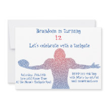 Fußball-Party Einladung