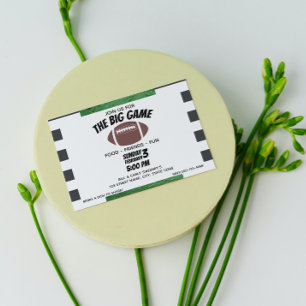 Fußball-Party Einladung