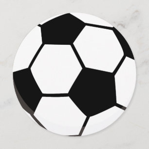 Fußball-Party Einladung des Sport-Thema-Fußball- 